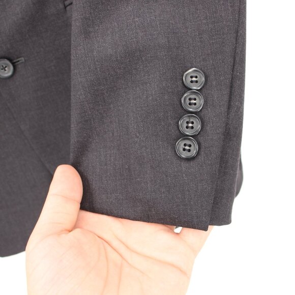 Brooks Brothers Sport Coat Men 38R Milano Estrato Wool Gray trabaldo togna 1840 - Picture 3 of 13